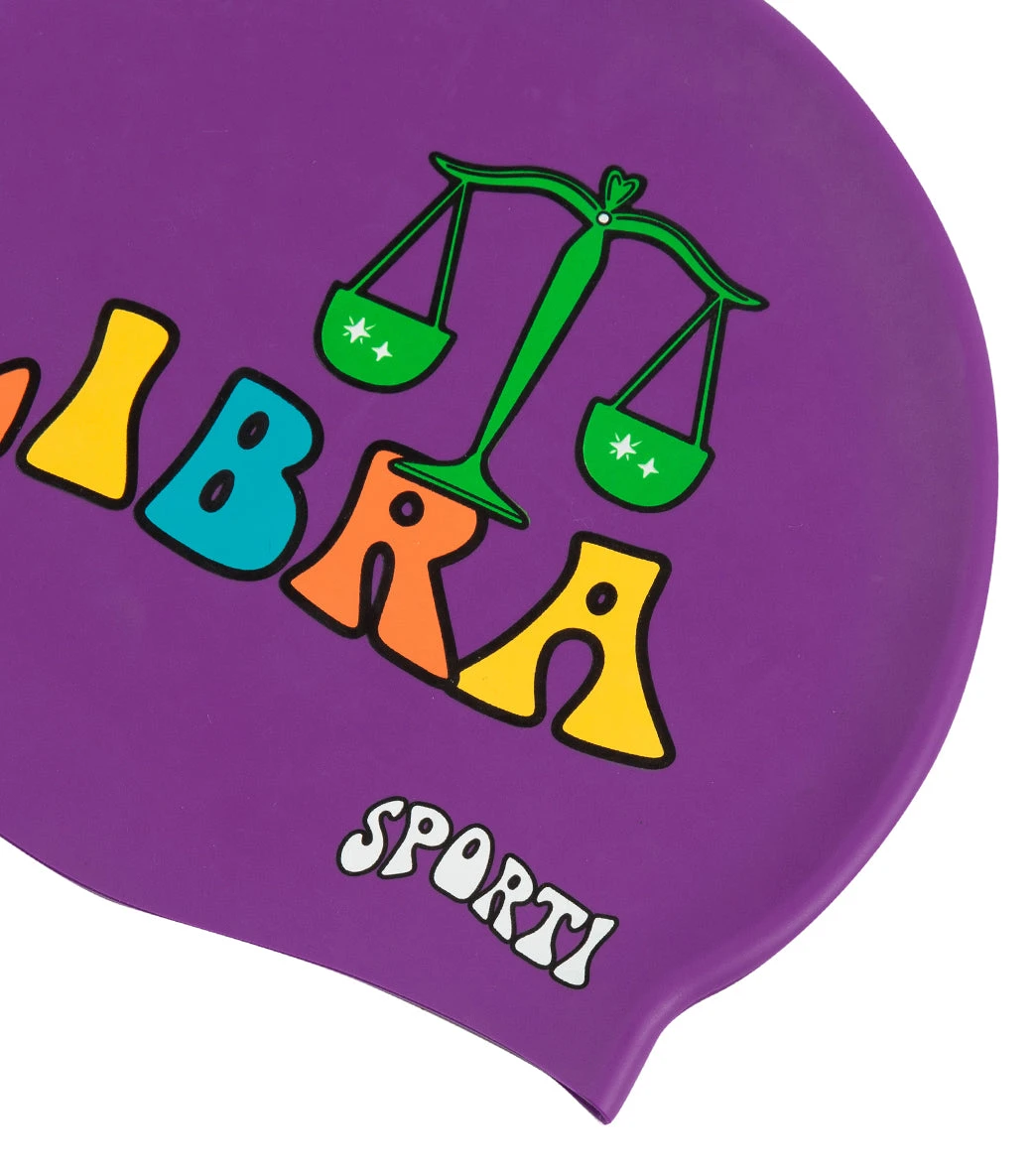 Sporti Groovy Zodiac Libra Silicone Swim Cap 5 Sporti Groovy Zodiac Libra Silicone Swim Cap - Image 3