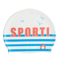 Sporti X Emma Weyant French Stripe Silicone Swim Cap 15 Sporti X Emma Weyant French Stripe Silicone Swim Cap -Swimwear Outlet 8645816975528 frenchstripe 5a