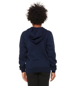 Bella + Canvas Youth Sponge Fleece Pullover Hoodie -Swimwear Outlet 8645817827496 navy 5a