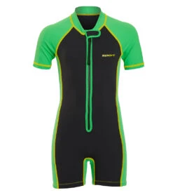 Sporti Kid's UPF 50+ Minnow Short Sleeve Thermal Suit 18 Sporti Kid's UPF 50+ Minnow Short Sleeve Thermal Suit -Swimwear Outlet 8645841060008 blackgreengecko