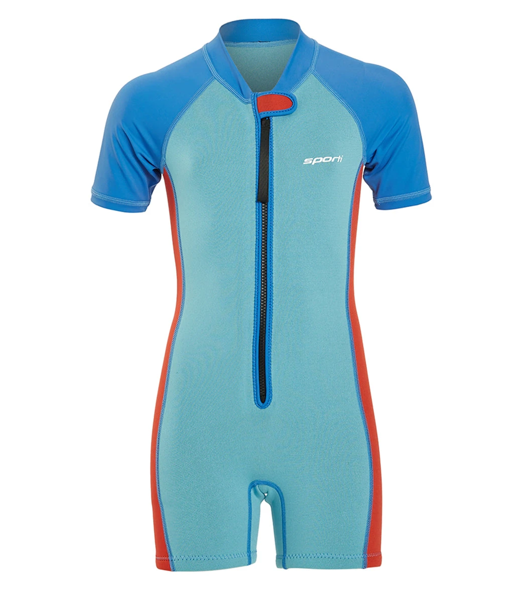 Sporti Kid's UPF 50+ Minnow Short Sleeve Thermal Suit 6 Sporti Kid's UPF 50+ Minnow Short Sleeve Thermal Suit - Image 4