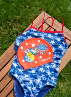 Sporti X Alex & Gretchen Walsh Peace Love & Swimming Silicone Swim Cap 13 Sporti X Alex & Gretchen Walsh Peace Love & Swimming Silicone Swim Cap -Swimwear Outlet 8646283952296 peaceloveswimming 3a