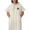 Slowtide Unisex Baja Stripe Fouta Changing Poncho 2 Slowtide Unisex Baja Stripe Fouta Changing Poncho -Swimwear Outlet 8646552060072 cream 1a