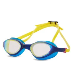 Sporti HydroZoom Vapor Mirrored Goggle -Swimwear Outlet 8646661931176 rainbowmirroredpurplelenslemonstrap 2a