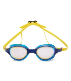 Sporti HydroZoom Vapor Mirrored Goggle -Swimwear Outlet 8646661931176 rainbowmirroredpurplelenslemonstrap 3a