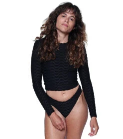 Seea Women's Palomar Long Sleeve Crop Top Rash Guard 12 Seea Women's Palomar Long Sleeve Crop Top Rash Guard -Swimwear Outlet 8646812270760 lunata