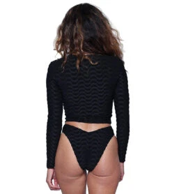 Seea Women's Palomar Long Sleeve Crop Top Rash Guard 10 Seea Women's Palomar Long Sleeve Crop Top Rash Guard -Swimwear Outlet 8646812270760 lunata 3a