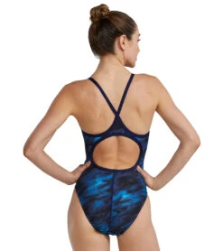 TYR Women's Soren Diamondfit Durafast Elite One Piece Swimsuit -Swimwear Outlet 8646872465576 blue 3a