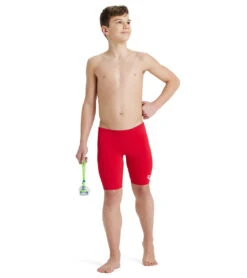 Arena Boys' Dynamo Jr Jammer Swimsuit (Little Kid, Big Kid) 38 Arena Boys' Dynamo Jr Jammer Swimsuit (Little Kid, Big Kid) -Swimwear Outlet 8646968836264 red 3a