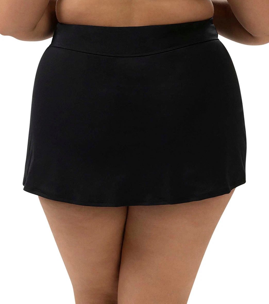 Dolfin Aquashape Women's High Waisted Wrap Front Swim Skort 8 Dolfin Aquashape Women's High Waisted Wrap Front Swim Skort - Image 6