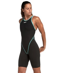 Arena Women's Powerskin Primo SL Closed Back Tech Suit Swimsuit 24 Arena Women's Powerskin Primo SL Closed Back Tech Suit Swimsuit -Swimwear Outlet 8647004487848 blackteal 2a