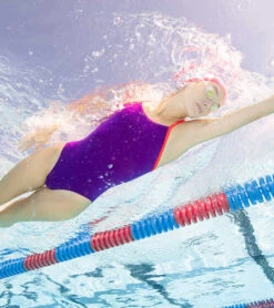 Dolfin Uglies Women's Solid V-2 Back One Piece Swimsuit 31 Dolfin Uglies Women's Solid V-2 Back One Piece Swimsuit -Swimwear Outlet 8647250804904 purple 3a