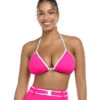 Body Glove Women's Undersea Dita Triangle Bikini Top 1 Body Glove Women's Undersea Dita Triangle Bikini Top -Swimwear Outlet 8647300120744 flamingopink 1a
