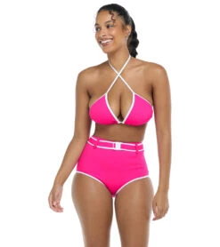 Body Glove Women's Undersea Dita Triangle Bikini Top 25 Body Glove Women's Undersea Dita Triangle Bikini Top -Swimwear Outlet 8647300120744 flamingopink 4a