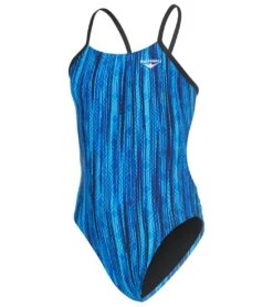 The Finals Girls' Zircon Swan Back One Piece Swimsuit 27 The Finals Girls' Zircon Swan Back One Piece Swimsuit -Swimwear Outlet 8647480967336 blue 1a