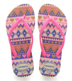 Havaianas Kids' Slim Fashion Flip Flop (Toddler, Little Kid) -Swimwear Outlet 8647514652840 beige