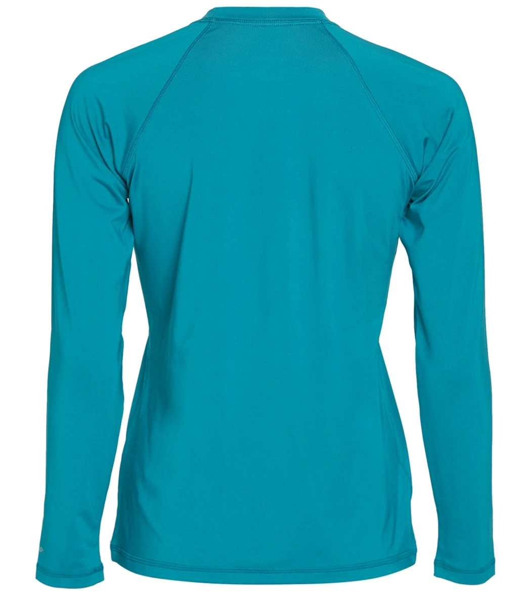 Nike Women's Solid Long Sleeve Hydro Rashguard 11 Nike Women's Solid Long Sleeve Hydro Rashguard - Image 9