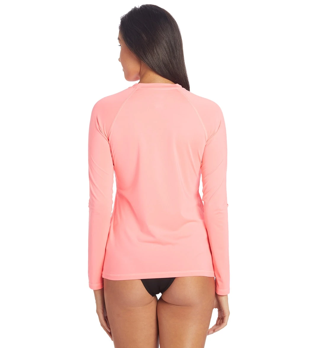 Nike Women's Solid Long Sleeve Hydro Rashguard 5 Nike Women's Solid Long Sleeve Hydro Rashguard - Image 3