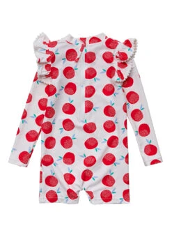 Snapper Rock Girls' Juicy Fruit Long Sleeve One Piece Swimsuit (Baby) 13 Snapper Rock Girls' Juicy Fruit Long Sleeve One Piece Swimsuit (Baby) -Swimwear Outlet 8647554072744 blue 2a