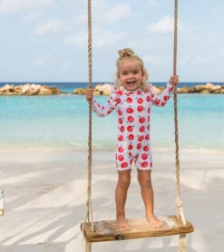 Snapper Rock Girls' Juicy Fruit Long Sleeve One Piece Swimsuit (Baby) 15 Snapper Rock Girls' Juicy Fruit Long Sleeve One Piece Swimsuit (Baby) -Swimwear Outlet 8647554072744 blue 4a