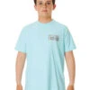 Rip Curl Youth Pure Short Sleeve UPF 50 Surf Shirt (Big Kid) 1 Rip Curl Youth Pure Short Sleeve UPF 50 Surf Shirt (Big Kid) -Swimwear Outlet 8647593656488 blue 1a