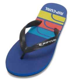 Rip Curl Men's Surf Revival Logo Open Toe Flip Flops -Swimwear Outlet 8647659684008 2t