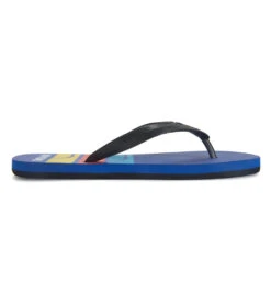 Rip Curl Men's Surf Revival Logo Open Toe Flip Flops -Swimwear Outlet 8647659684008 blackblue 3a