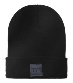 TYR Insulated Cuffed Beanie 32 TYR Insulated Cuffed Beanie -Swimwear Outlet 8647672791208 black 2a