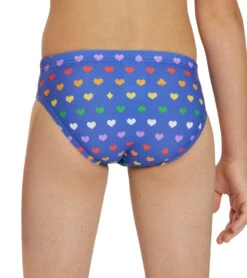 Sporti Rainbow Heart Brief Swimsuit Youth (22-28) 20 Sporti Rainbow Heart Brief Swimsuit Youth (22-28) -Swimwear Outlet 8647679246504 rainbowheart 8a