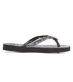 Havaianas Kid's Slim Glitter II Sandal (Toddler, Big Kid) -Swimwear Outlet 8647693631656 black 2a