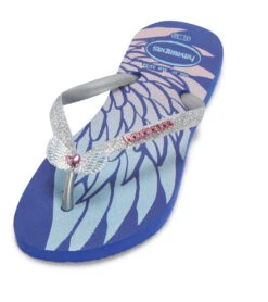 Havaianas Kid's Slim Glitter II Sandal (Toddler, Big Kid) -Swimwear Outlet 8647693631656 marineblue
