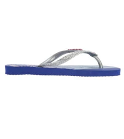 Havaianas Kid's Slim Glitter II Sandal (Toddler, Big Kid) -Swimwear Outlet 8647693631656 marineblue 3a