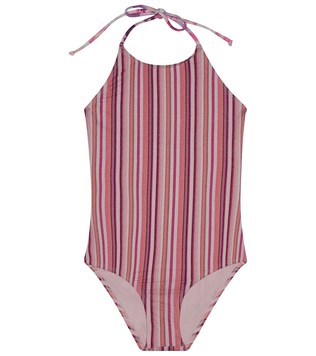 Splendid Girls' Lurex Stripe One Piece Swimsuit (Big Kid) 7 Splendid Girls' Lurex Stripe One Piece Swimsuit (Big Kid) - Image 5