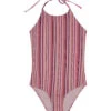 Splendid Girls' Lurex Stripe One Piece Swimsuit (Big Kid) 2 Splendid Girls' Lurex Stripe One Piece Swimsuit (Big Kid) -Swimwear Outlet 8647703232680 multi 1a