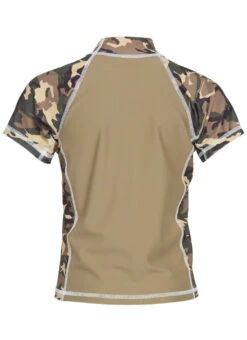 Tidepools Boys' Camouflage S/S Rash Guard -Swimwear Outlet 8647712702632 camouflagesandbar 2a