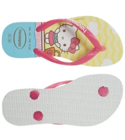 Havaianas Kids Slim Hello Kitty Sandal (Toddler,Little Kid, Big Kid) -Swimwear Outlet 8647738097832 white 4a