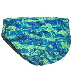 TYR Boys' Agran Wave Racer Brief Swimsuit -Swimwear Outlet 8647764934824 bluegreen 2a