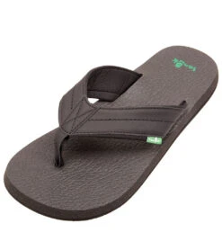 Sanuk Men's Beer Cozy 2 Flip Flop 40 Sanuk Men's Beer Cozy 2 Flip Flop -Swimwear Outlet 8647936868520 black 1a