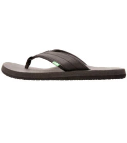 Sanuk Men's Beer Cozy 2 Flip Flop 41 Sanuk Men's Beer Cozy 2 Flip Flop -Swimwear Outlet 8647936868520 black 2a