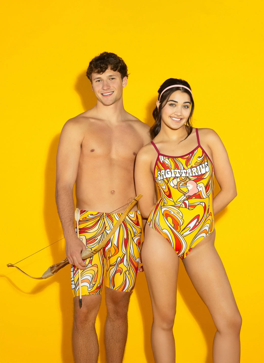 Sporti Groovy Zodiac Sagittarius Thin Strap One Piece Swimsuit (22-44) 5 Sporti Groovy Zodiac Sagittarius Thin Strap One Piece Swimsuit (22-44) - Image 3