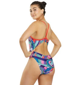 Sporti Groovy Zodiac Scorpio Thin Strap One Piece Swimsuit (22-44) -Swimwear Outlet 8648073511080 scorpio 7a