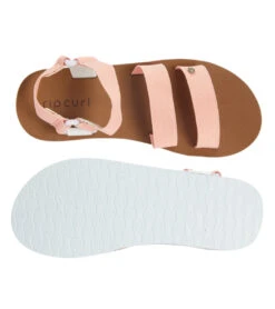 Rip Curl Girls' P-Low Pacific Girl Sandals (Little Kid) -Swimwear Outlet 8648081801384 salmon 4a
