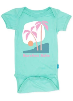 Feather 4 Arrow Girls' Printed One Piece Swimsuit (Baby) 20 Feather 4 Arrow Girls' Printed One Piece Swimsuit (Baby) -Swimwear Outlet 8648139440296 beachglass 1a