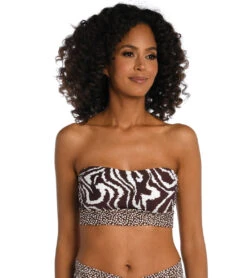 La Blanca Women's Fierce Lines Bandeau Midkini Bikini Top 16 La Blanca Women's Fierce Lines Bandeau Midkini Bikini Top -Swimwear Outlet 8648159461544 java