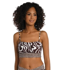 La Blanca Women's Fierce Lines Bandeau Midkini Bikini Top 13 La Blanca Women's Fierce Lines Bandeau Midkini Bikini Top -Swimwear Outlet 8648159461544 java 4a
