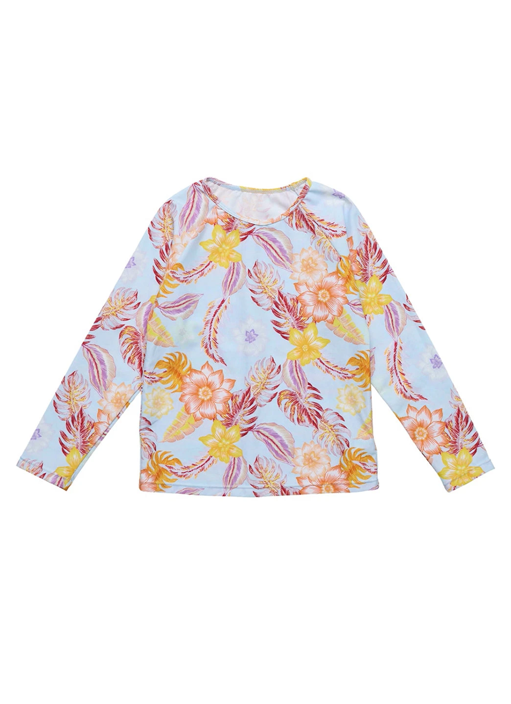 Snapper Rock Girls' Boho Tropical Sustainable Long Sleeve Rashguard (Big Kid) 3 Snapper Rock Girls' Boho Tropical Sustainable Long Sleeve Rashguard (Big Kid)