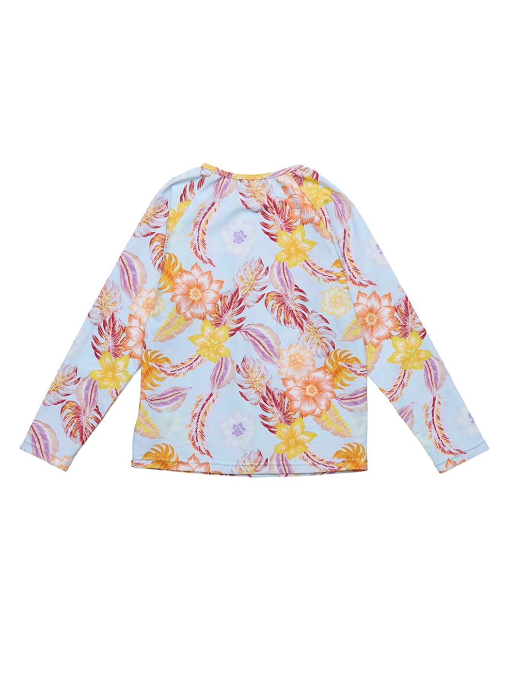 Snapper Rock Girls' Boho Tropical Sustainable Long Sleeve Rashguard (Big Kid) 4 Snapper Rock Girls' Boho Tropical Sustainable Long Sleeve Rashguard (Big Kid) - Image 2