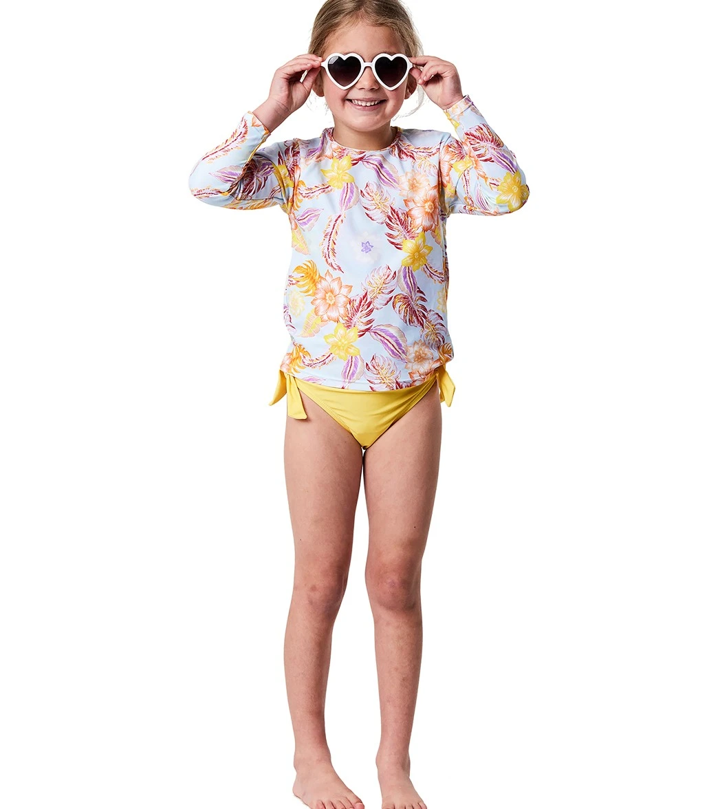 Snapper Rock Girls' Boho Tropical Sustainable Long Sleeve Rashguard (Big Kid) 6 Snapper Rock Girls' Boho Tropical Sustainable Long Sleeve Rashguard (Big Kid) - Image 4