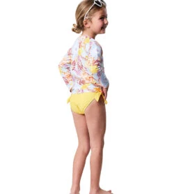 Snapper Rock Girls' Boho Tropical Sustainable Long Sleeve Rashguard (Big Kid) 14 Snapper Rock Girls' Boho Tropical Sustainable Long Sleeve Rashguard (Big Kid) -Swimwear Outlet 8648187379880 mutli 5a