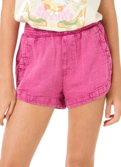 Rip Curl Girls' Classic Surf Short (Big Kid) -Swimwear Outlet 8648194162856 hotpink